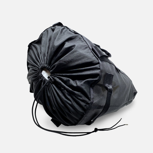 The Total Bag | Large Black Mesh Tote Bag