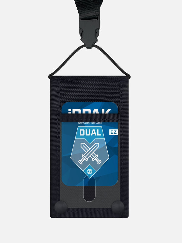 The Dual (EZ Style) | ID Badge Holder with Lanyard & Snap Enclosure