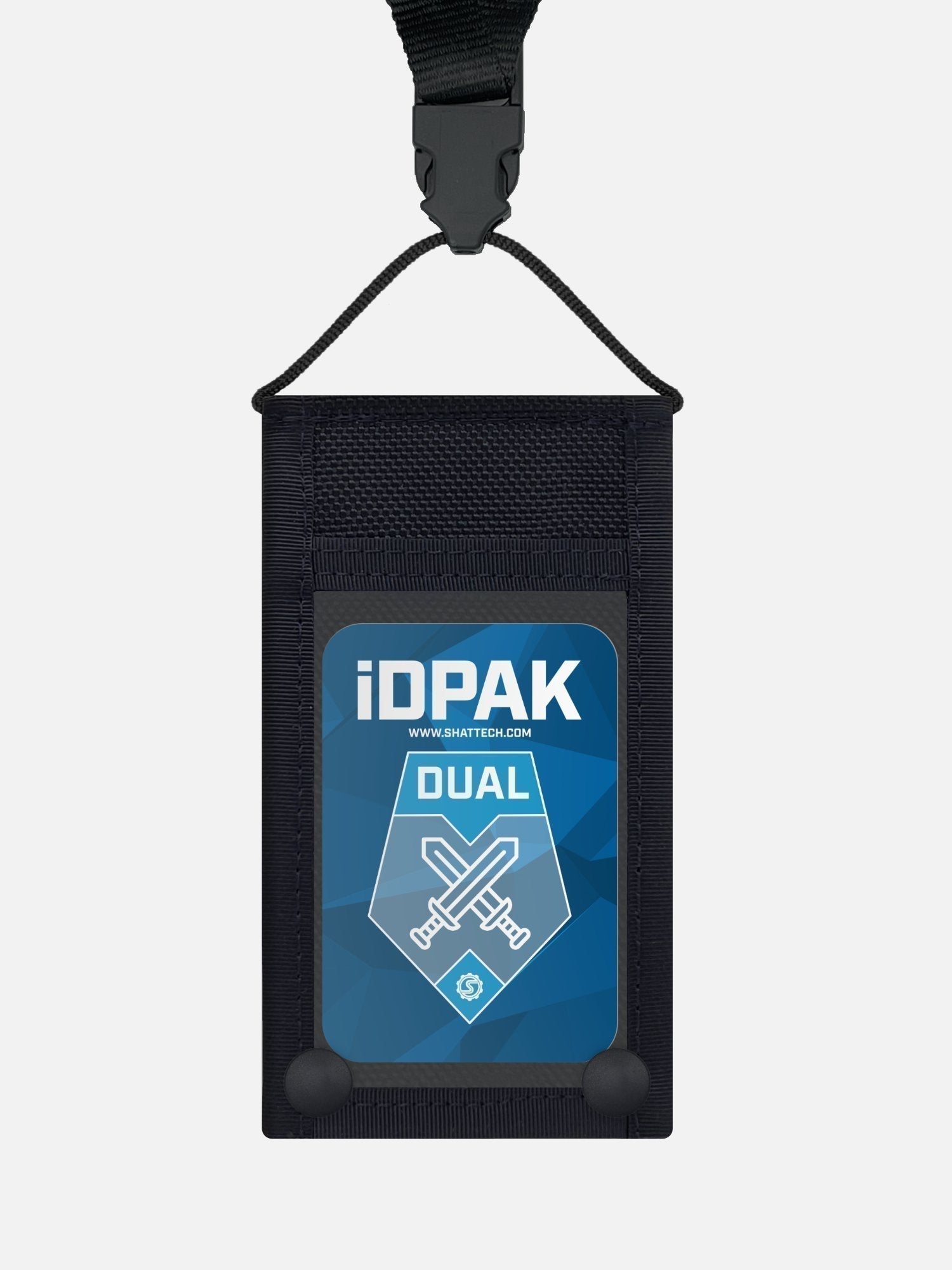 【myhartt.id】 The Dual | ID Badge Holder w/ Snap Enclosure + Lanyard | ID PAK