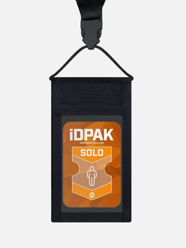 The Solo | Single Slot ID Badge Holder with Lanyard