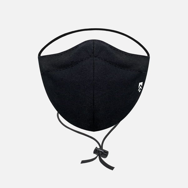 The Mask | Two Layer Black Cloth Face Mask with Insert Pocket